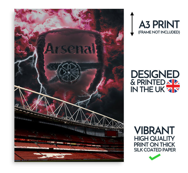 Arsenal Magic Poster - Augmented Reality Art