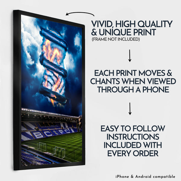 Birmingham City Poster - Augmented Reality Art