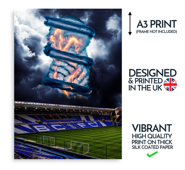 Birmingham City Poster - Augmented Reality Art