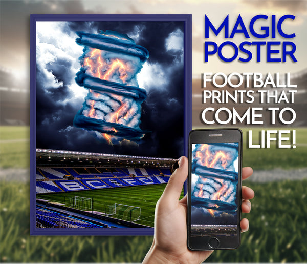 Birmingham City Poster - Augmented Reality Art