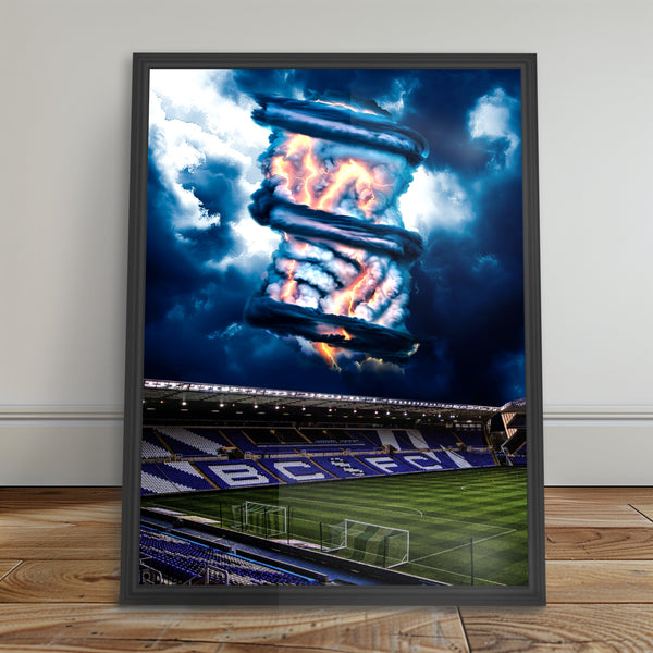 Birmingham City Poster - Augmented Reality Art