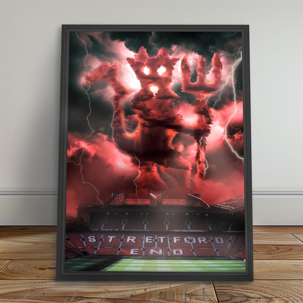 Old Trafford Magic Poster - Augmented Reality Art