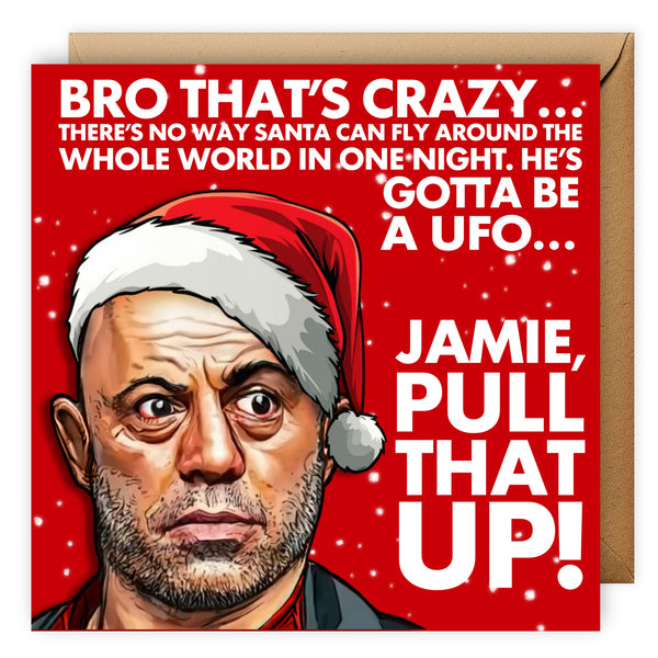 Joe Rogan Card | JRE Christmas Card