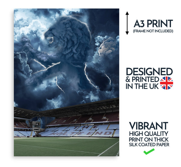 Aston Villa Magic Poster - Augmented Reality Art