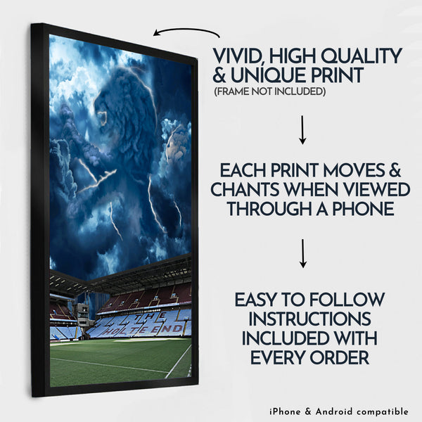 Aston Villa Magic Poster - Augmented Reality Art