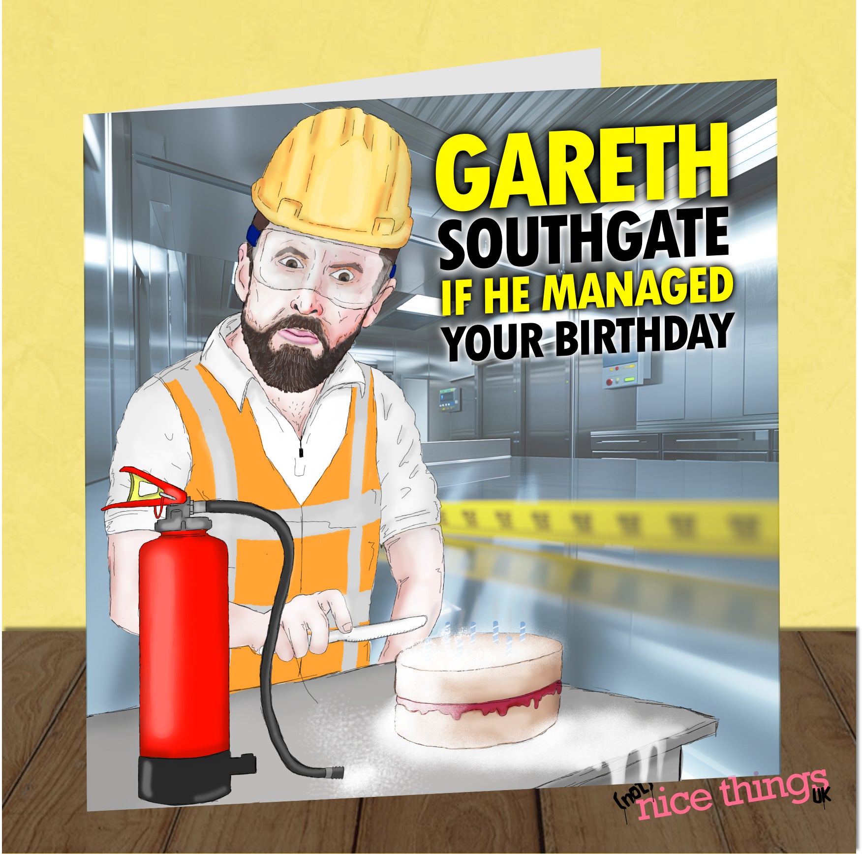 Gareth Southgate Birthday Card, England Euro's Card, Football Card for Dad, For Son, Boyfriend, For Him, England, World Cup, Gareth Southgate, Grandson